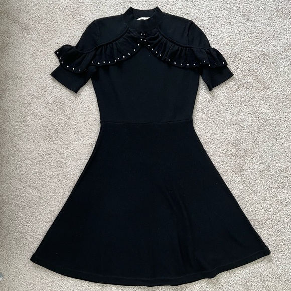 kate spade Dresses & Skirts - Kate Spade Sweater Black Dress Size XXS